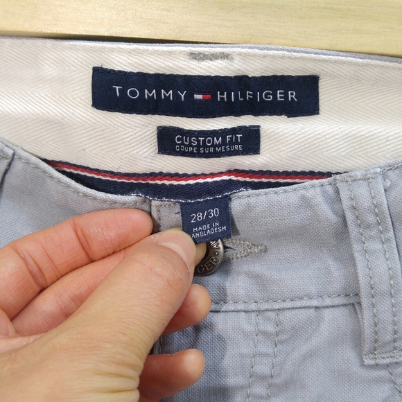 🔵LikeNew🔵Tommy Hilfiger Chinos Grey Boys 14 - Picture 2 of 3